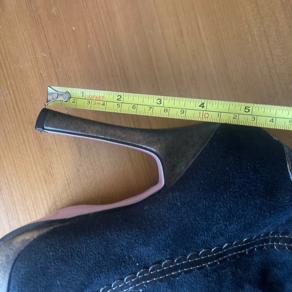 Leg Avenue lolita pirate Anna Black Suede boots y2k - Picture 8 of 13